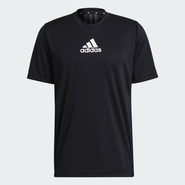 Designed to Move Sport 3-Stripes Tee Adidas Black