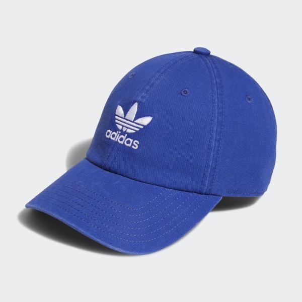 Blue Adidas Washed Relaxed Hat