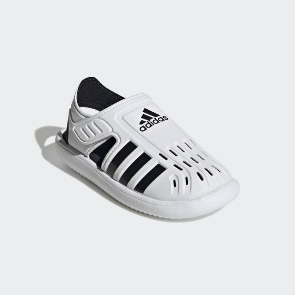 Summer Closed Toe Water Sandals Adidas White