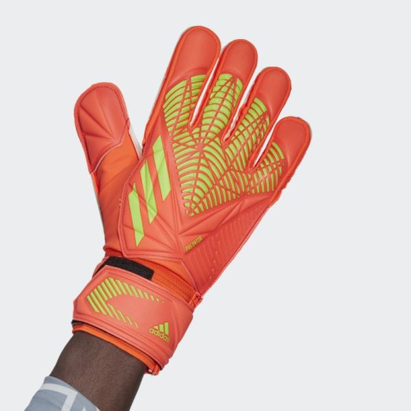 Predator Edge Match Gloves Adidas Red