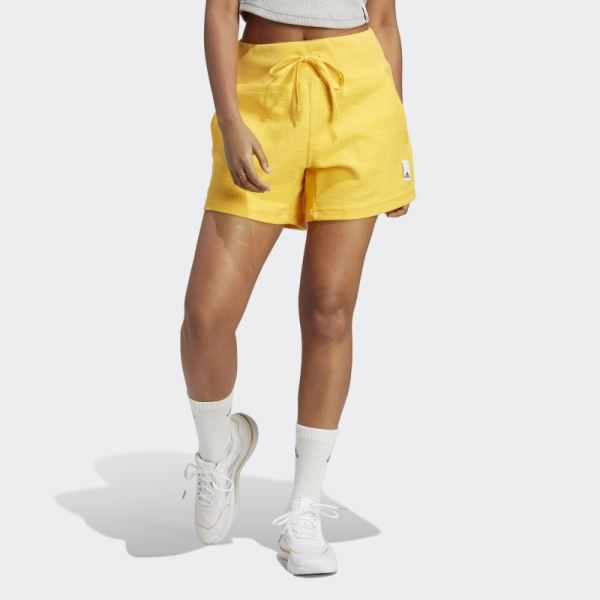 Adidas Gold Lounge Terry Loop Shorts