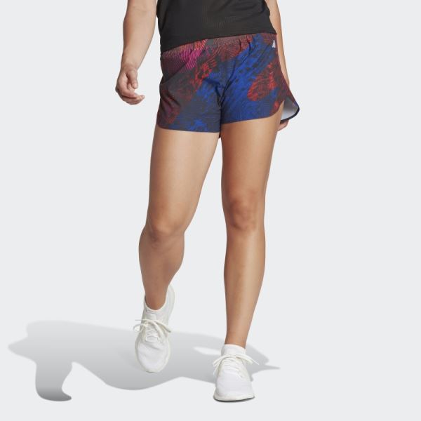 Adidas Adizero Running Split Shorts Fuchsia