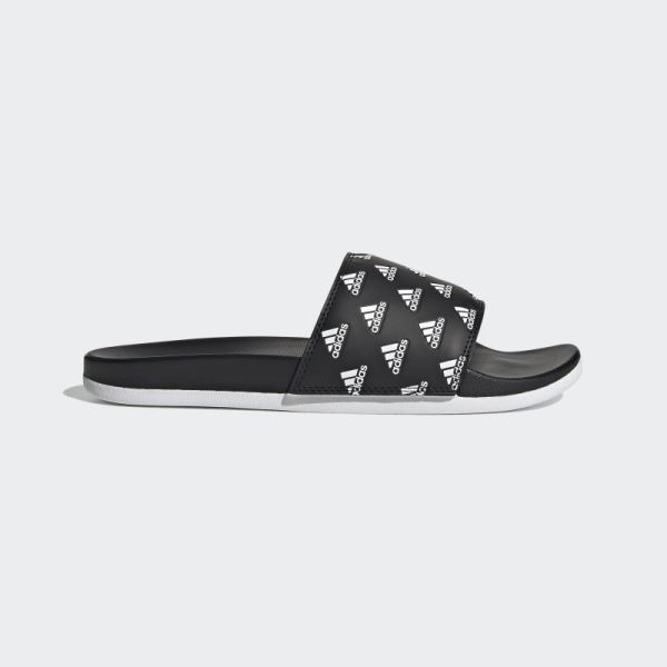 Adidas Adilette Comfort Black/White Slides