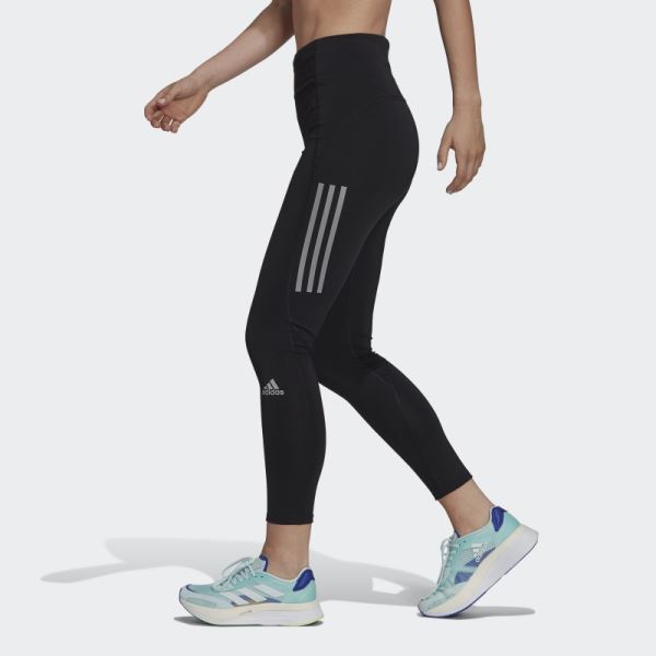 Adidas Black Own the Run 7/8 Running Leggings
