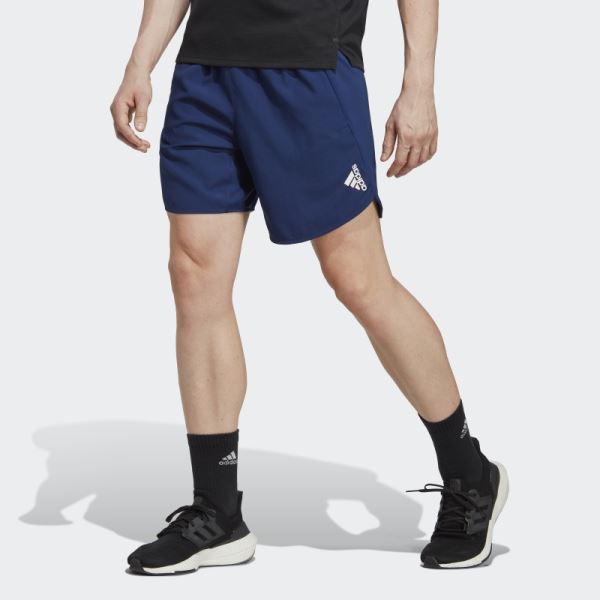 Adidas Dark Blue Designed for Training Shorts