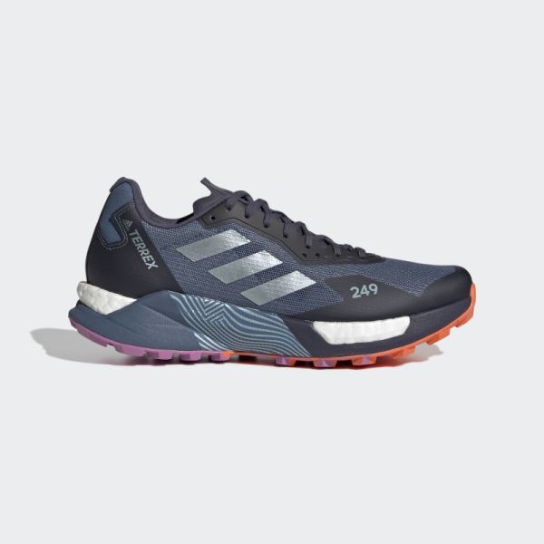Adidas Steel Terrex Agravic Ultra Trail Running Shoes