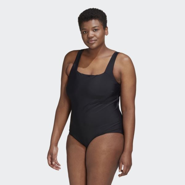 Iconisea Swimsuit (Plus Size) Adidas Black