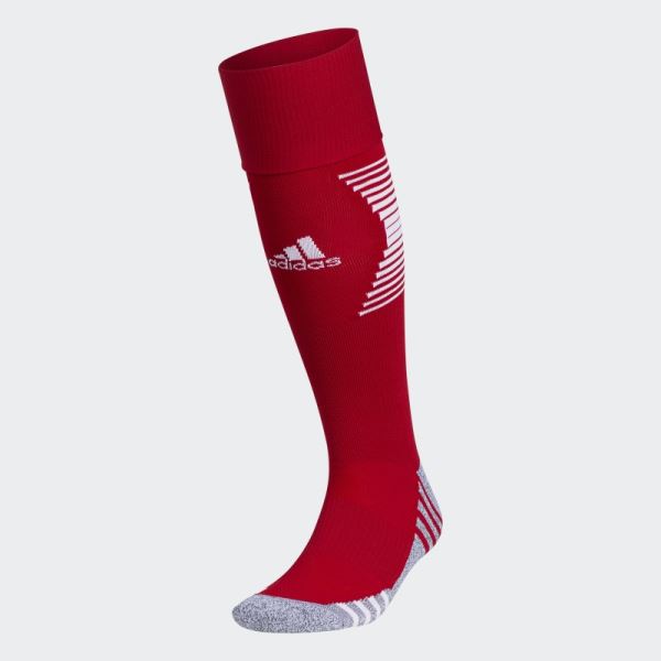 Burgundy Team Speed OTC Soccer Socks Adidas