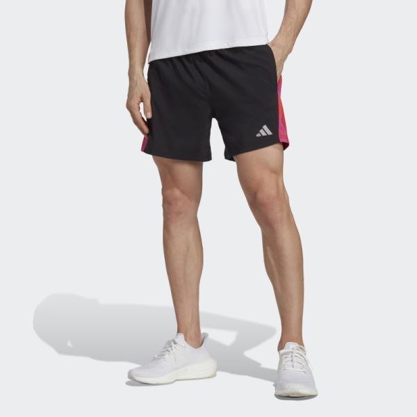 Black Adidas Own the Run Seasonal Shorts
