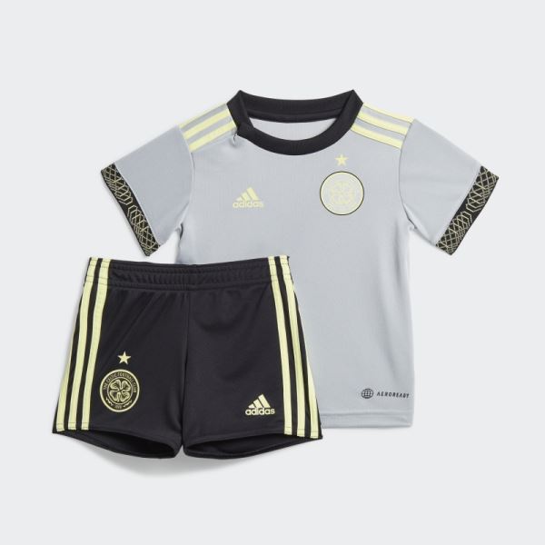 Adidas Celtic FC 22/23 Third Baby Kit Onix