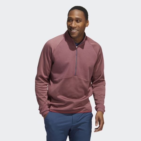 Adidas COLD.RDY 1/4-Zip Pullover Burgundy