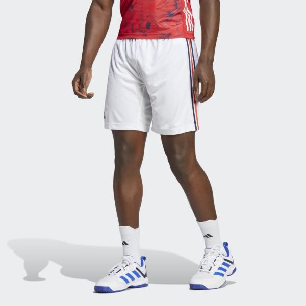 France Handball Shorts White Adidas