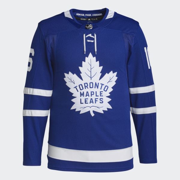 Adidas Royal Maple Leafs Marner Home Authentic Jersey