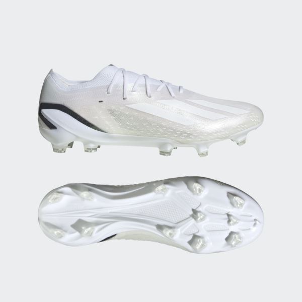 Adidas White X Speedportal.1 Firm Ground Boots
