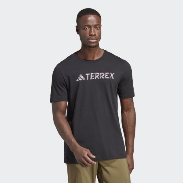 Terrex Classic Logo T-Shirt Black Adidas