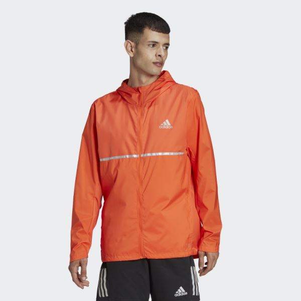 Adidas Orange Own the Run Jacket