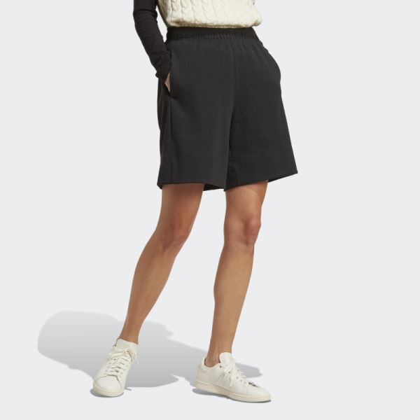 Black Premium Essentials Long Shorts Adidas