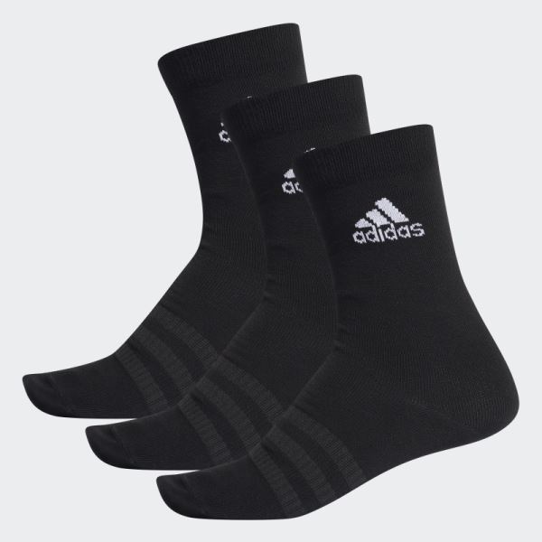 Adidas Black Crew Socks 3 Pairs