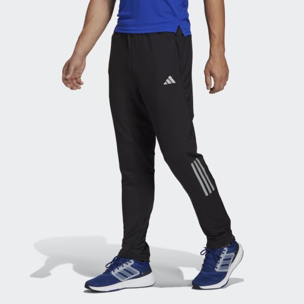 Adidas Own the Run Astro Knit Pants Black