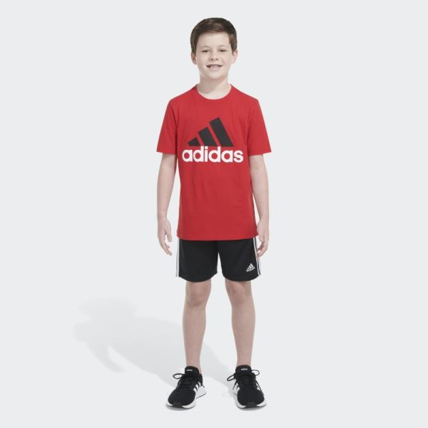 Scarlet Adidas SS TEE TWO TONE BOS