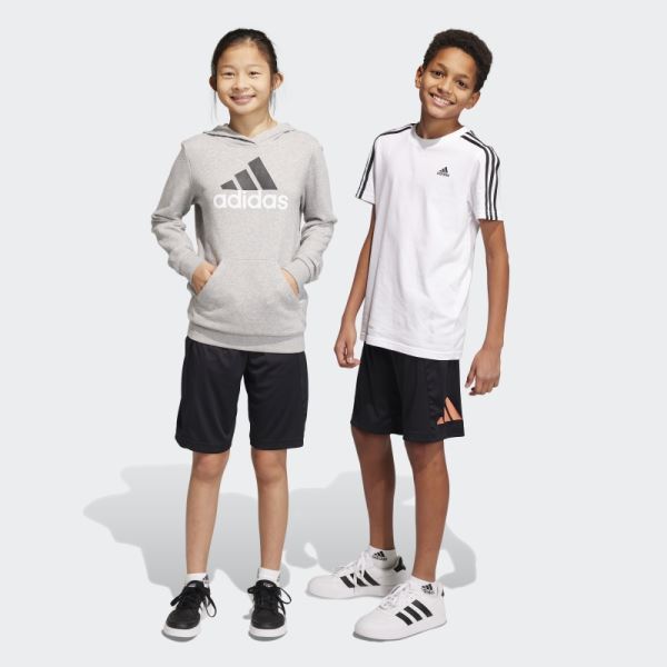 Black Adidas Train Essentials AEROREADY Logo Regular-Fit Shorts