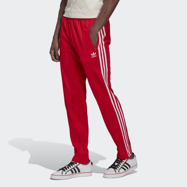 Adicolor Classics Beckenbauer Primeblue Track Pants Red Adidas