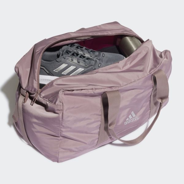 Purple Adidas Standards Designed to Move Training Duffel Bag