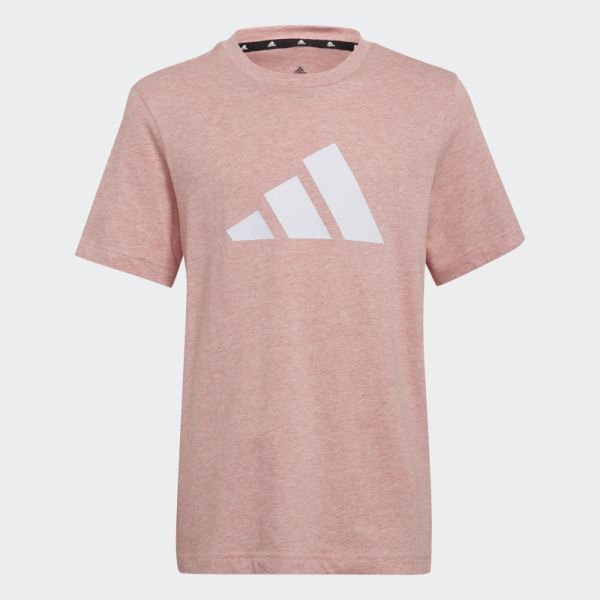 Adidas Future Icons 3-Stripes Logo T-Shirt Mauve Mel