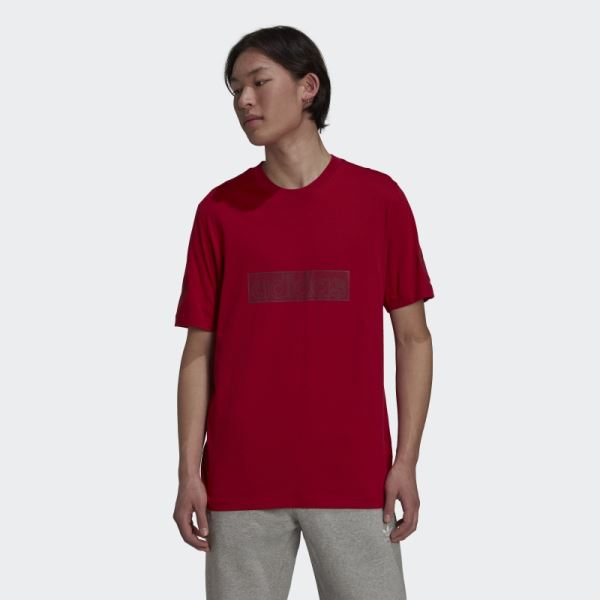 Victory Red Adidas SPRT Logo T-Shirt Hot