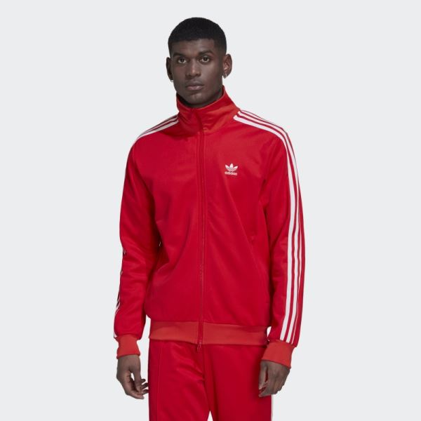 Adidas Adicolor Classics Beckenbauer Primeblue Track Jacket Red
