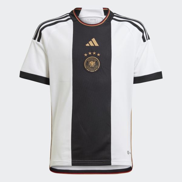 White Germany 22 Home Jersey Adidas