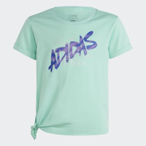 Adidas Dance Knotted T-Shirt Green