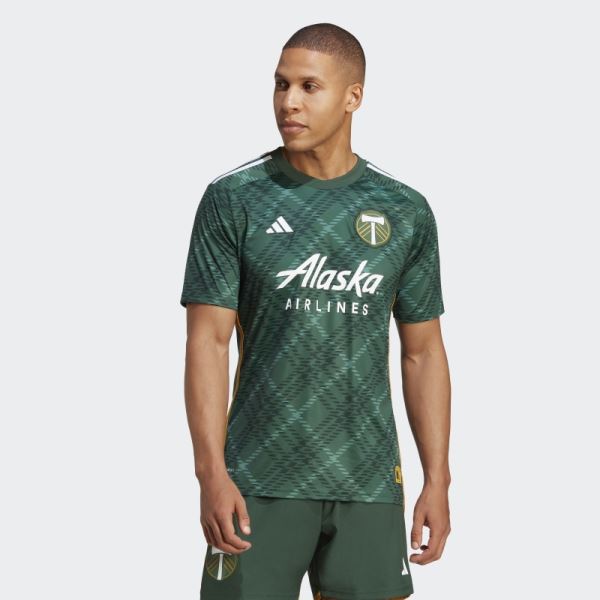 Adidas Portland Timbers 23/24 Home Jersey Tech Forest