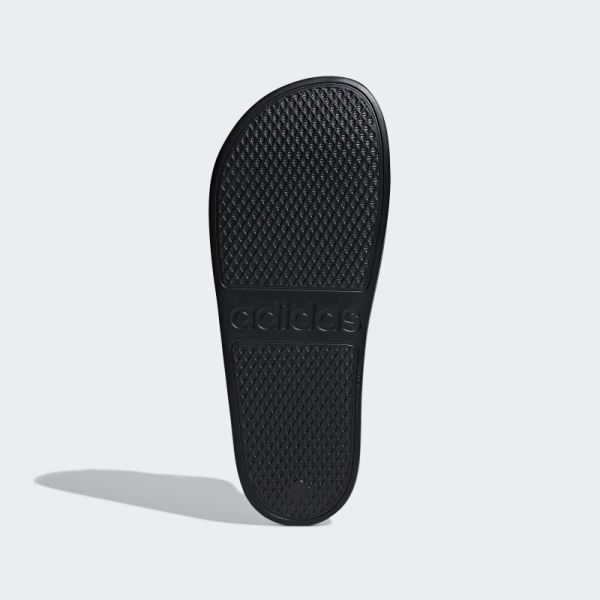 Adidas Adilette Black Aqua Slides