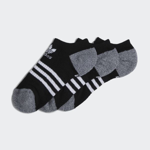 Roller No-Show Socks 3 Pairs Adidas Black