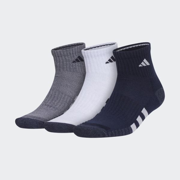 Adidas Ink Cushioned Color Quarter Socks 3 Pairs