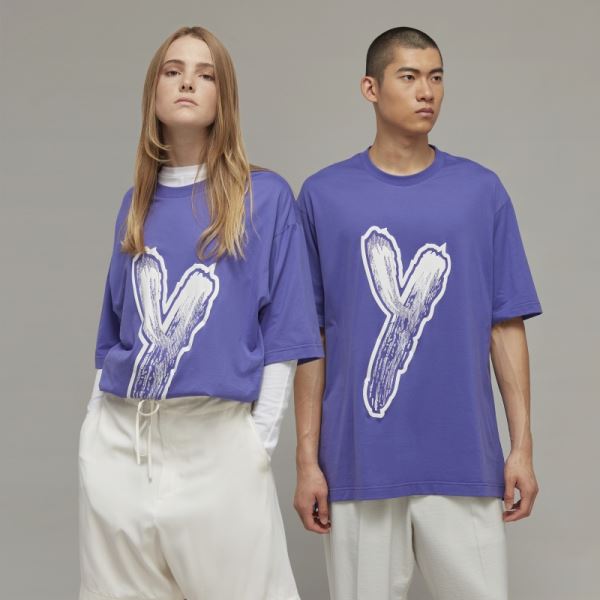 Y-3 Graphic Logo Short Sleeve Tee Adidas Hot