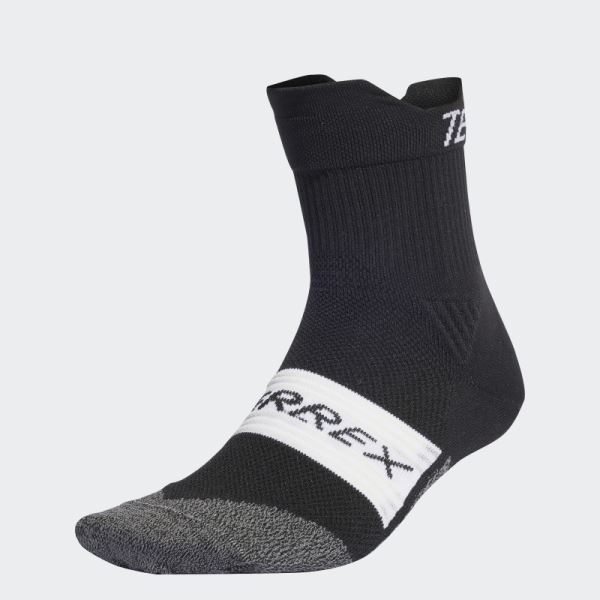 Black Terrex HEAT.RDY Trail Running Agravic Crew Socks Adidas