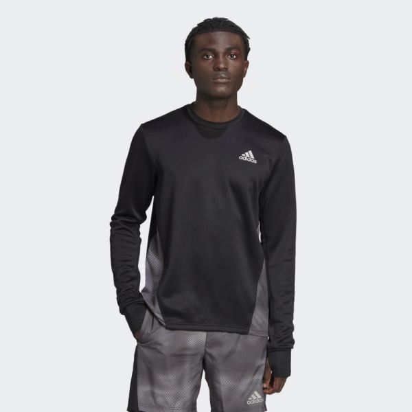 Adidas Own the Run Colorblock Sweatshirt Grey