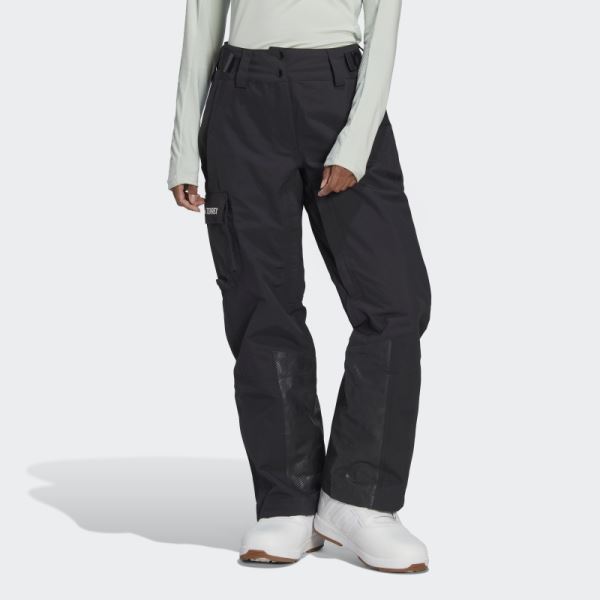 TERREX 3-Layer Post-Consumer Nylon Snow Pants Black Adidas