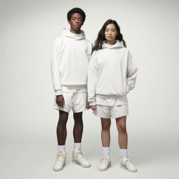 Adidas Basketball Hoodie Fashion White