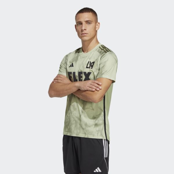 Adidas Los Angeles FC 23/24 Away Jersey Lime